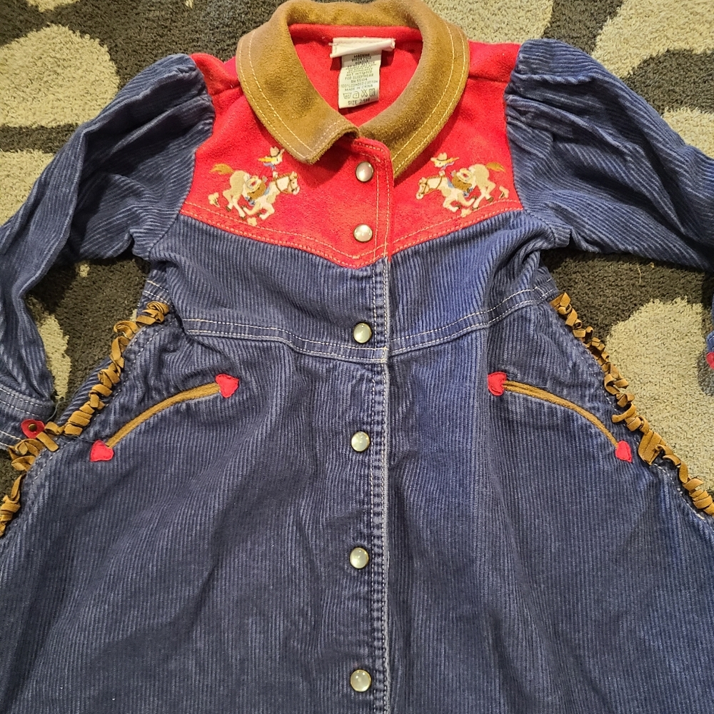 Vintage Western Girls Dress